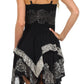 Sakkas Batik Handkerchief Hem Short Dress