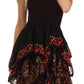 Sakkas Batik Handkerchief Hem Short Dress