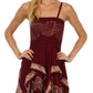 Sakkas Batik Handkerchief Hem Short Dress