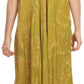 Sakkas Sayli Long Tie Dye Cap Sleeve Embroidered Wide Neck Caftan Dress / Cover Up