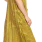 Sakkas Sayli Long Tie Dye Cap Sleeve Embroidered Wide Neck Caftan Dress / Cover Up