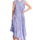 Sakkas Laeila Tie Dye Washed Long Sleeveless Tank Top Caftan Dress / Cover Up