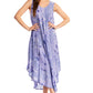 Sakkas Laeila Tie Dye Washed Long Sleeveless Tank Top Caftan Dress / Cover Up
