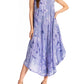 Sakkas Laeila Tie Dye Washed Long Sleeveless Tank Top Caftan Dress / Cover Up