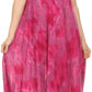 Sakkas Laeila Tie Dye Washed Long Sleeveless Tank Top Caftan Dress / Cover Up