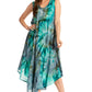 Sakkas Laeila Tie Dye Washed Long Sleeveless Tank Top Caftan Dress / Cover Up