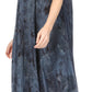 Sakkas Laeila Tie Dye Washed Long Sleeveless Tank Top Caftan Dress / Cover Up
