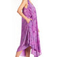 Sakkas Laeila Tie Dye Washed Long Sleeveless Tank Top Caftan Dress / Cover Up