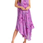 Sakkas Laeila Tie Dye Washed Long Sleeveless Tank Top Caftan Dress / Cover Up