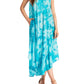 Sakkas Laeila Tie Dye Washed Long Sleeveless Tank Top Caftan Dress / Cover Up