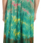 Sakkas Kaylaye Long Tie Dye Ombre Embroidered Cap Sleeve Caftan Dress / Cover Up