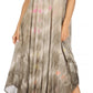 Sakkas Kaylaye Long Tie Dye Ombre Embroidered Cap Sleeve Caftan Dress / Cover Up