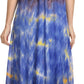 Sakkas Kaylaye Long Tie Dye Ombre Embroidered Cap Sleeve Caftan Dress / Cover Up