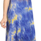 Sakkas Kaylaye Long Tie Dye Ombre Embroidered Cap Sleeve Caftan Dress / Cover Up