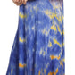 Sakkas Kaylaye Long Tie Dye Ombre Embroidered Cap Sleeve Caftan Dress / Cover Up