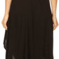 Sakkas Eleonora Stonewashed Embroidered Spaghetti Strap Handkerchief Dress
