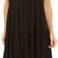 Sakkas Eleonora Stonewashed Embroidered Spaghetti Strap Handkerchief Dress