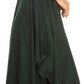 Sakkas Eleonora Stonewashed Embroidered Spaghetti Strap Handkerchief Dress