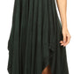 Sakkas Eleonora Stonewashed Embroidered Spaghetti Strap Handkerchief Dress