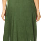 Sakkas Eleonora Stonewashed Embroidered Spaghetti Strap Handkerchief Dress
