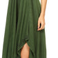 Sakkas Eleonora Stonewashed Embroidered Spaghetti Strap Handkerchief Dress