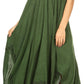 Sakkas Eleonora Stonewashed Embroidered Spaghetti Strap Handkerchief Dress
