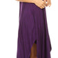 Sakkas Eleonora Stonewashed Embroidered Spaghetti Strap Handkerchief Dress