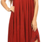 Sakkas Eleonora Stonewashed Embroidered Spaghetti Strap Handkerchief Dress