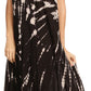 Sakkas Eula Boho Sleeveless Tie Dye Long Tank Caftan Sundress / Beach Cover Up