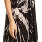 Sakkas Eula Boho Sleeveless Tie Dye Long Tank Caftan Sundress / Beach Cover Up
