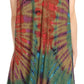 Sakkas Eula Boho Sleeveless Tie Dye Long Tank Caftan Sundress / Beach Cover Up