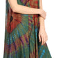 Sakkas Eula Boho Sleeveless Tie Dye Long Tank Caftan Sundress / Beach Cover Up