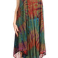 Sakkas Eula Boho Sleeveless Tie Dye Long Tank Caftan Sundress / Beach Cover Up