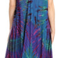Sakkas Eula Boho Sleeveless Tie Dye Long Tank Caftan Sundress / Beach Cover Up