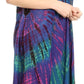 Sakkas Eula Boho Sleeveless Tie Dye Long Tank Caftan Sundress / Beach Cover Up