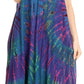 Sakkas Eula Boho Sleeveless Tie Dye Long Tank Caftan Sundress / Beach Cover Up