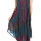 Sakkas Eula Boho Sleeveless Tie Dye Long Tank Caftan Sundress / Beach Cover Up
