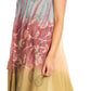 Sakkas Marina Dip Dyed Floral Batik Short Sleeve Dress / Cover Up