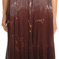 Sakkas Priscilla Sleeveless Stonewashed Ombre Tie Front Dress / Cover Up