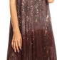 Sakkas Priscilla Sleeveless Stonewashed Ombre Tie Front Dress / Cover Up