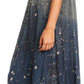 Sakkas Priscilla Sleeveless Stonewashed Ombre Tie Front Dress / Cover Up