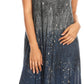 Sakkas Priscilla Sleeveless Stonewashed Ombre Tie Front Dress / Cover Up