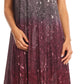 Sakkas Priscilla Sleeveless Stonewashed Ombre Tie Front Dress / Cover Up
