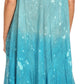 Sakkas Priscilla Sleeveless Stonewashed Ombre Tie Front Dress / Cover Up