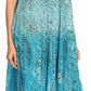 Sakkas Priscilla Sleeveless Stonewashed Ombre Tie Front Dress / Cover Up