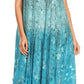 Sakkas Priscilla Sleeveless Stonewashed Ombre Tie Front Dress / Cover Up
