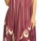 Sakkas Ecrin Women Tie-dye Sleeveless Stonewashed Caftan Cover up Dress Flowy