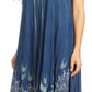 Sakkas Ecrin Women Tie-dye Sleeveless Stonewashed Caftan Cover up Dress Flowy
