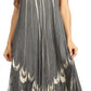 Sakkas Ecrin Women Tie-dye Sleeveless Stonewashed Caftan Cover up Dress Flowy