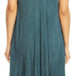 Sakkas Ecrin Women Tie-dye Sleeveless Stonewashed Caftan Cover up Dress Flowy